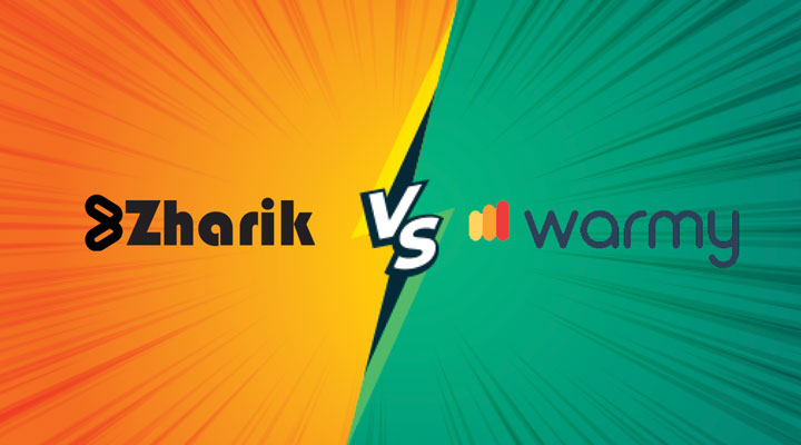 Warmy IP warmup service alternative: Zharik vs Warmy