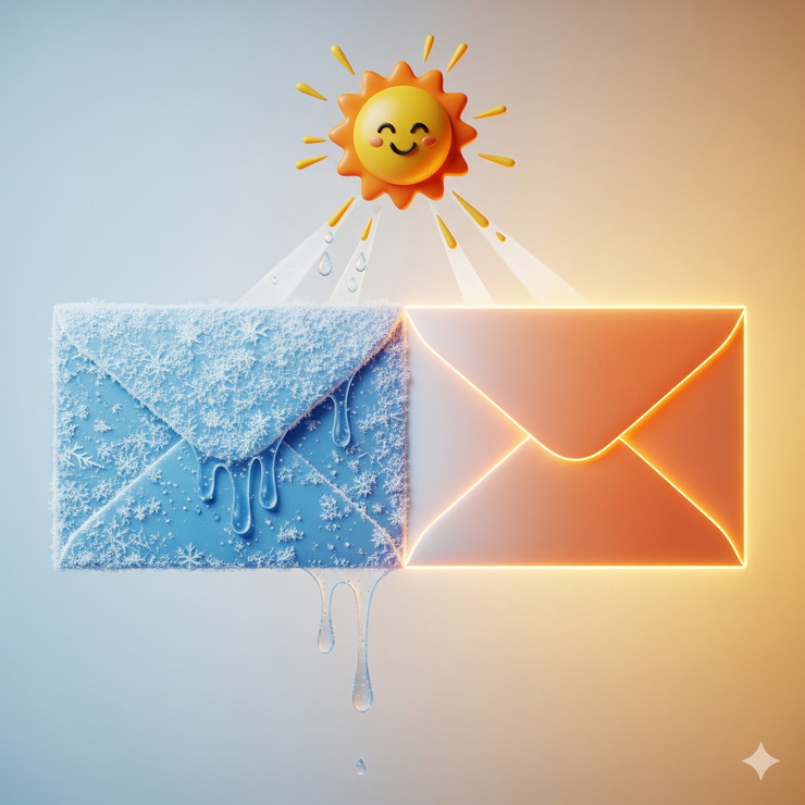cold email warm up